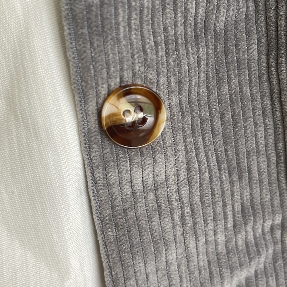 Corduroy Patchwork Shacket - image 2